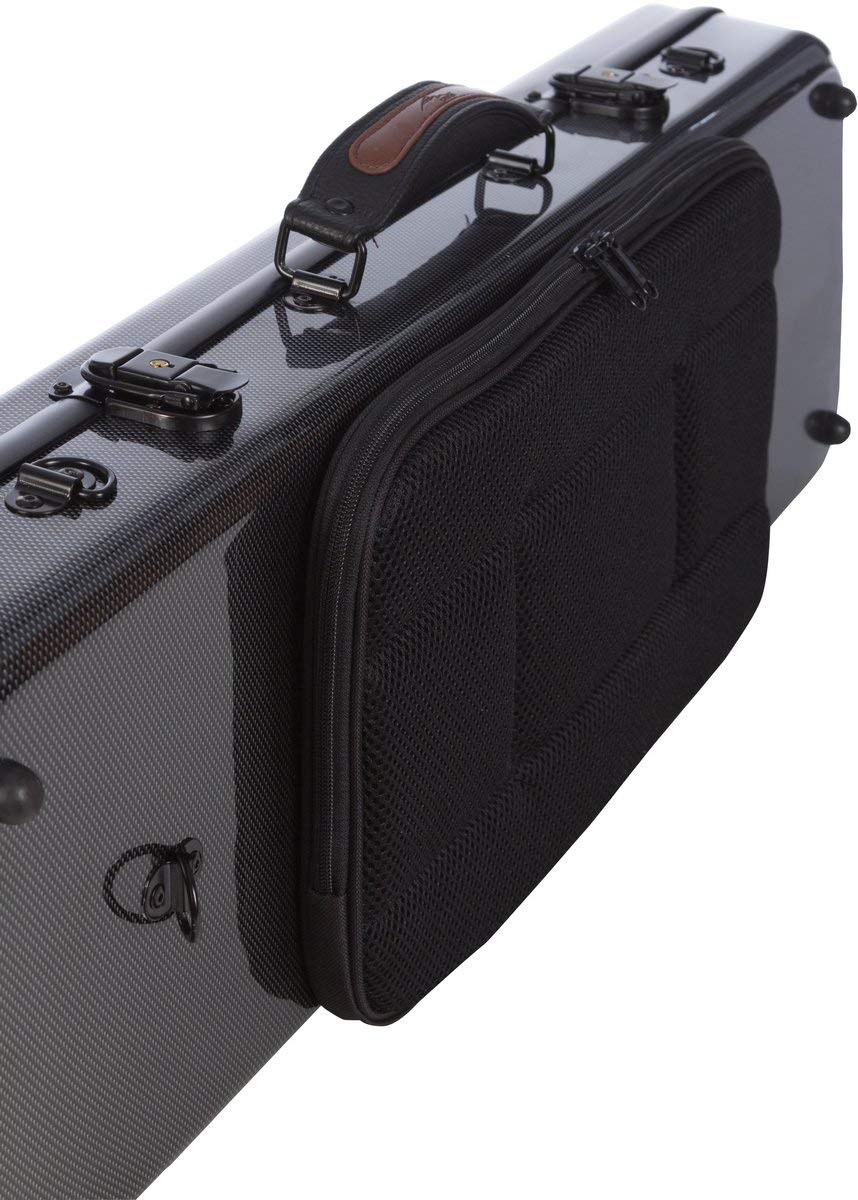 Geigenkoffer Glasfaser Oblong 4/4 carbon - navy blue M-Case