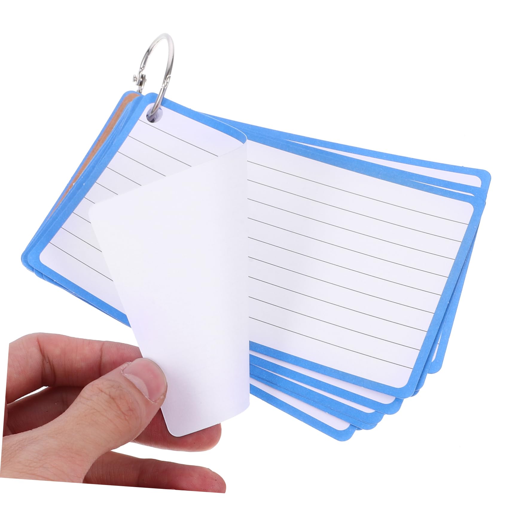 STOBOK 4 Stück 2 Karteikarte Notizkarte Leere Grußkarten Leere Tarotkarten Leere Karten Bibliothekskarten Kontrastreiche Babykarten Ringkarte Einfache Karten Nachricht Zubehör Papier