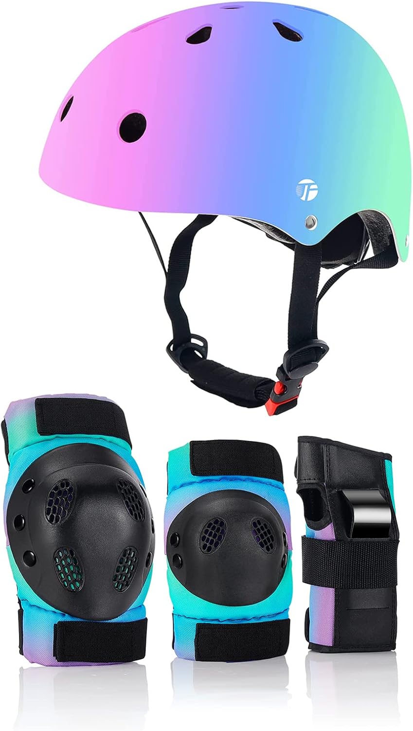 Helmet Gradient-A M +Color Gradient Knee Pads S