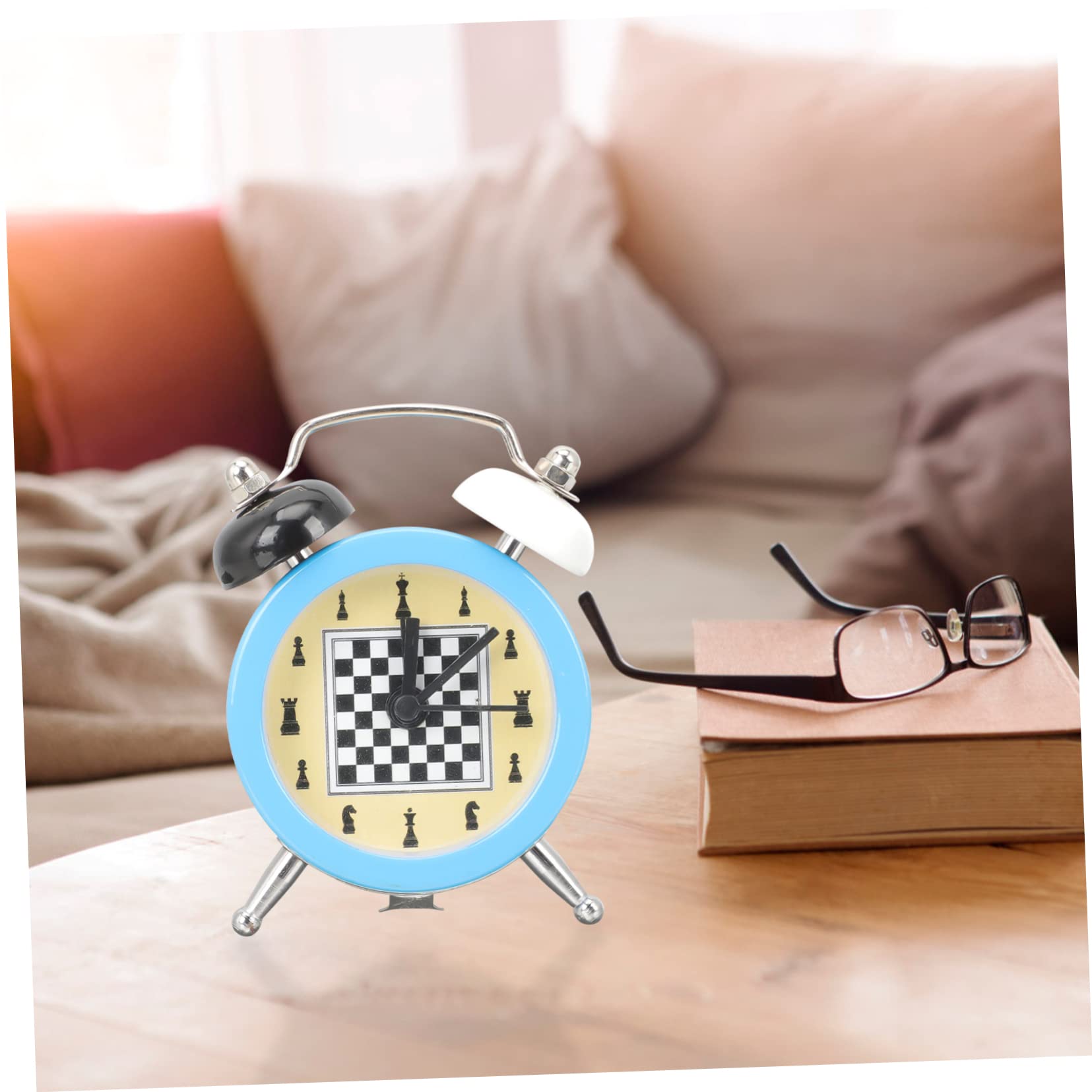 Alipis 3stücke Mini Alarm Clock Für Batteriebetriebener Tischwecker Ohne Ticken Kompakter Schachtimer Zufälligen Farben Für Schlafzimmer Und Büro