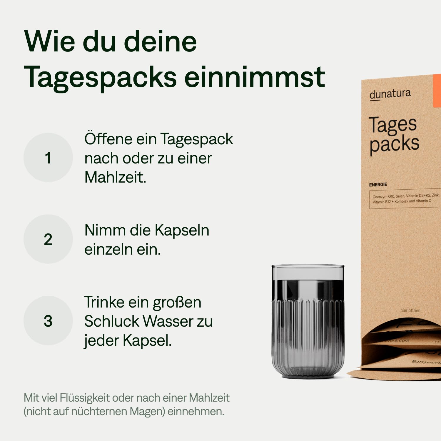 Energie Tagespacks - 28 Tagespacks - Energiestoffwechsel