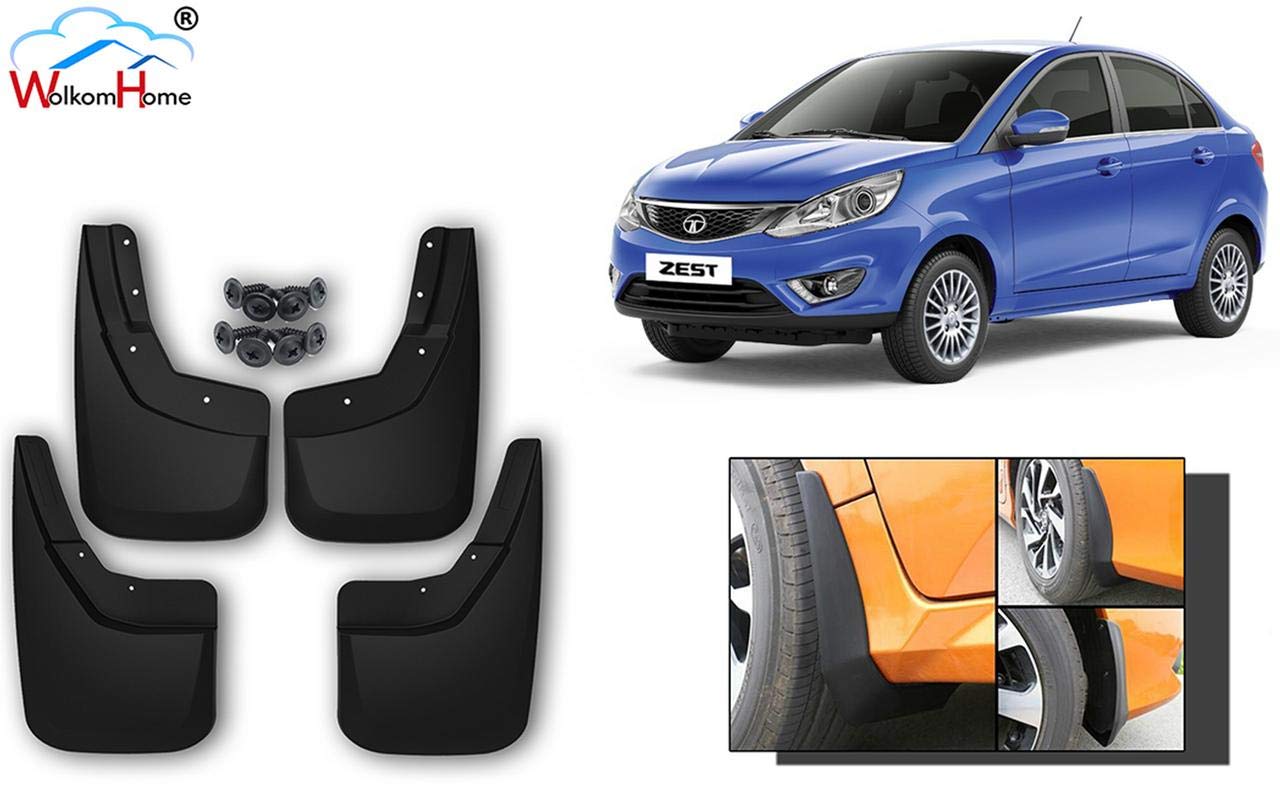 WolkomHomeCar O.E Type Mud Flaps Mud Guard for Tata Zest