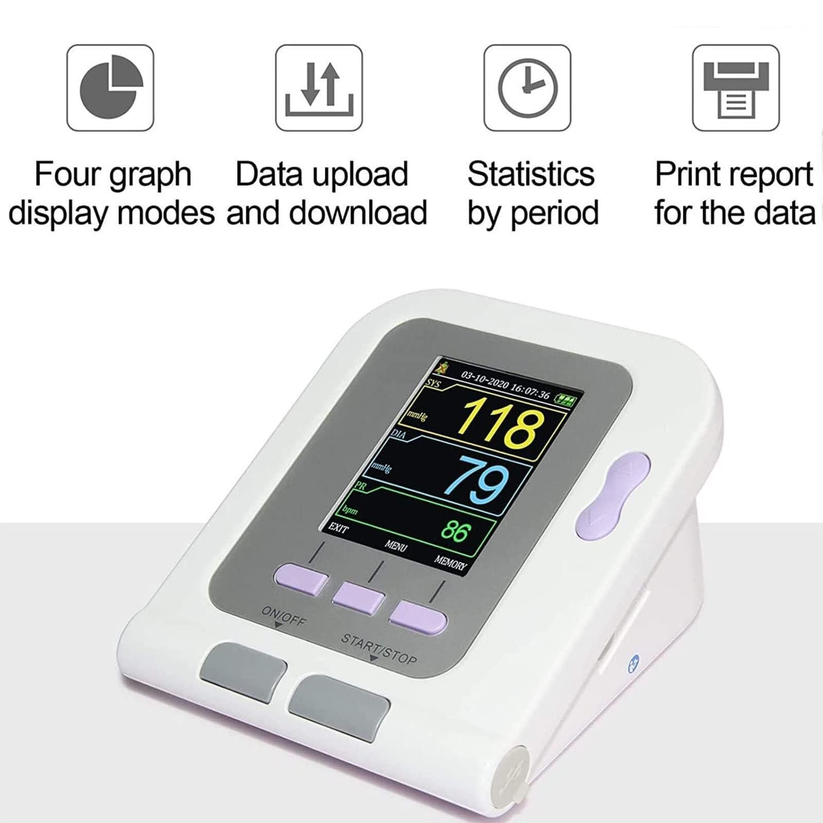 Manguito Digital for Monitor de presión Arterial Veterinaria, esfigmomano electrónico Veterinario, Monitor automático de presión Arterial, Cuidado de Perros/Gatos/Mascotas