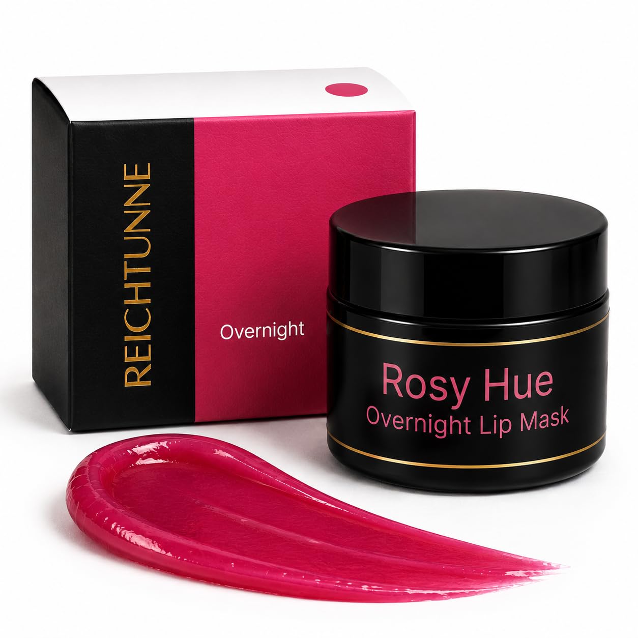 Rosy Hue Overnight Lip Mask | Lip Sleeping Mask with Ceramides, Shea Butter, Kokum Butter, Hyaluronic Acid, Vitamin C & Fruit Extracts | Overnight Hydration for Dry, Chapped Lips | Helps Lips Look Softer, Smoother & Rosier by Morning | 12g-picture-32