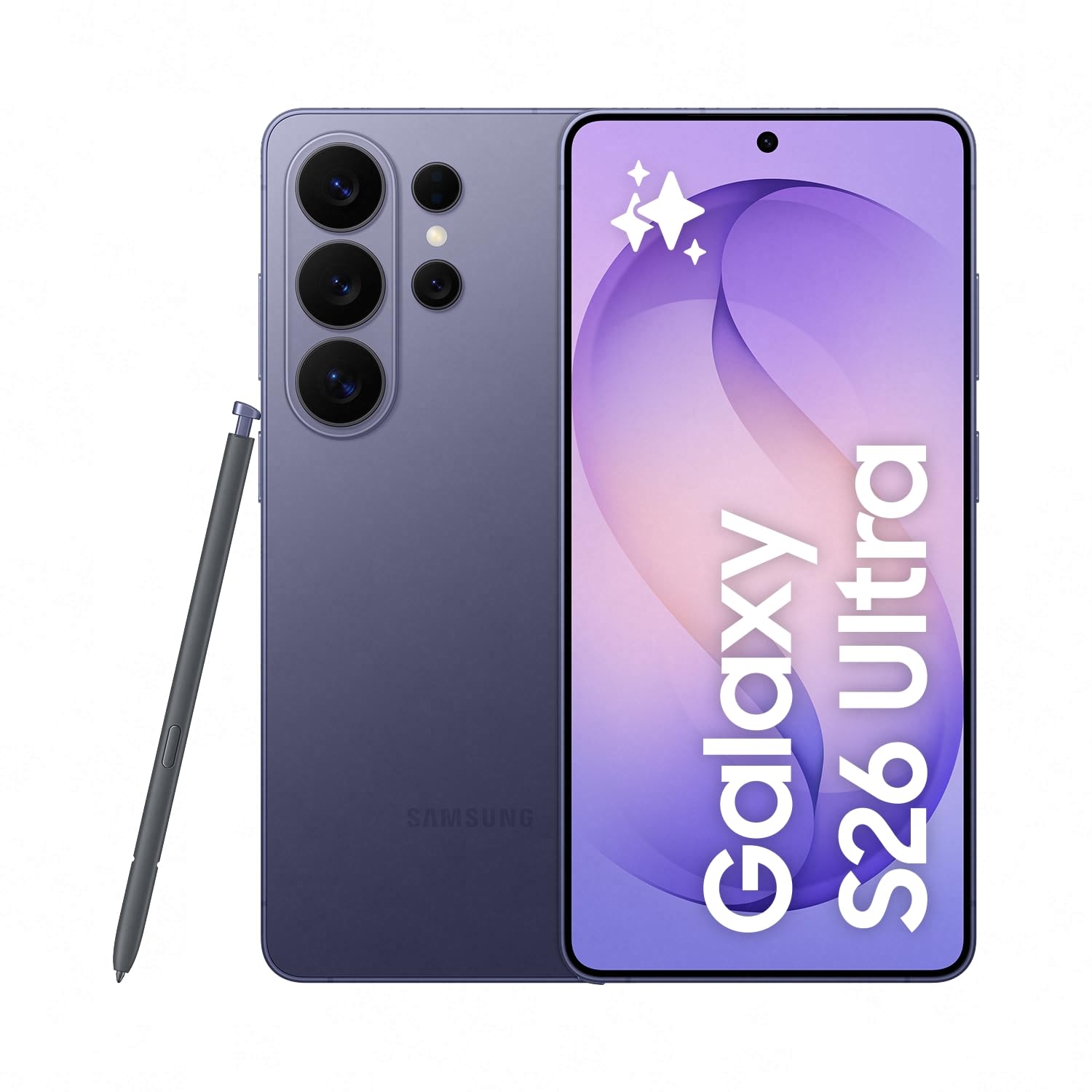 Samsung Galaxy S26 Ultra 5G - Cobalt Violet, 512GB (Canadian Version, Unlocked) - 6.9" Privacy Display, Snapdragon 8 Elite Gen5, 200MP, Photo Assist with Galaxy AI, Built-in S Pen, 60W Fast Charging - 1