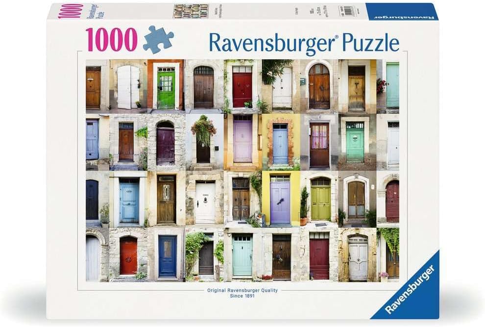 Ravensburger Puzzle 12001437 Beautiful Doors in The Provence Region of France 1000 Pieces Puzzle for Adults and Children from 14 Years