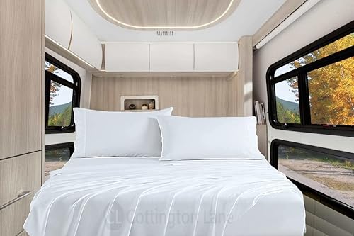 Juego de sábanas de 4 piezas, sábanas olĂmpicas tamaño Queen, juego de sábanas de 400 hilos, 100% algodĂłn, sábana bajera de bolsillo profundo de 15 Juego de sábanas de 4 piezas, sábanas olĂmpicas tamaño Queen, juego de sábanas de 400 hilos, 100% algodĂłn, sábana bajera de bolsillo profundo de 15