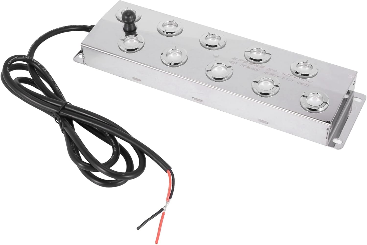 Pmandgk Humidificador de Vaporizador de Niebla UltrasóNico de 10 Cabezales Humidificador de Aeromist de Efecto Invernadero Humidificador de DIY