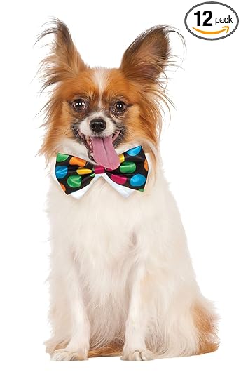 Polka Dot Pet Bowtie, Large/X-Large