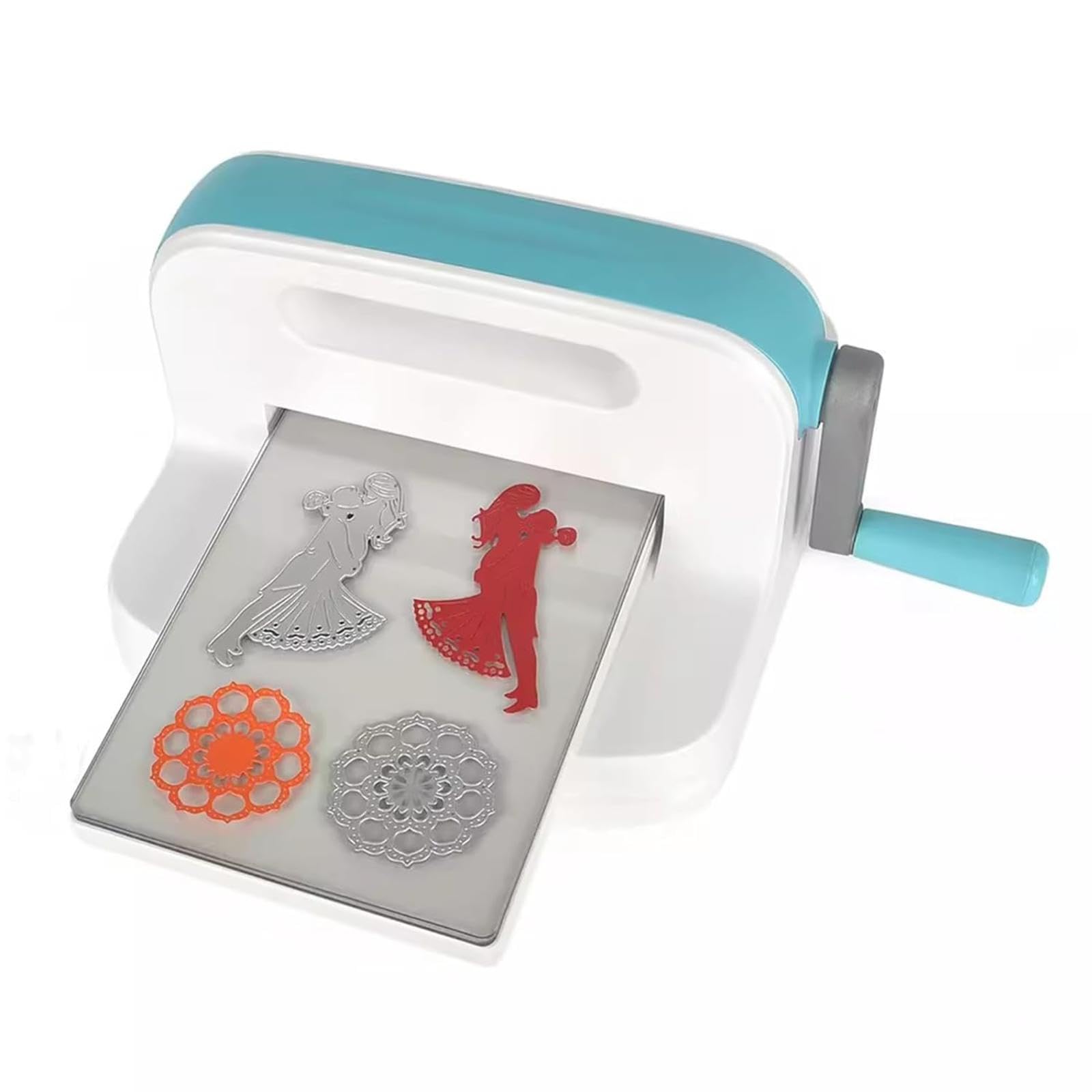 Fustellatrice portatile fai da te e goffratura, macchina fustellatrice domestica, alta precisione, funzionamento veloce, utilizzata per album fotografici, artigianato decorativo