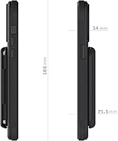 Vista 7 de Ghostek Exec - Funda tipo cartera para iPhone 15 Pro Max, compatible con accesorios MagSafe, soporte magnético desmontable para tarjetas de crédito