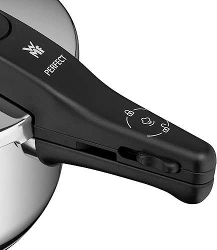 Miniatura 9 de WMF Olla a presión perfecta inducción 4,5 L, olla a presión, señal de cocción grande, 2 niveles de cocción, mango de tapa extraíble, acero