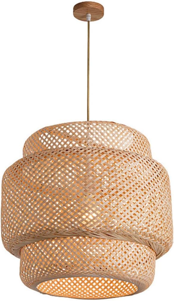 11.8" Rattan Hanging Lamp Hand Woven Bohemian Pendant Lamp Nursery Lights Bedroom Kitchen Island Coastal Pendant Lighting Floor Lamp Black Wicker Lamp for Dining Room