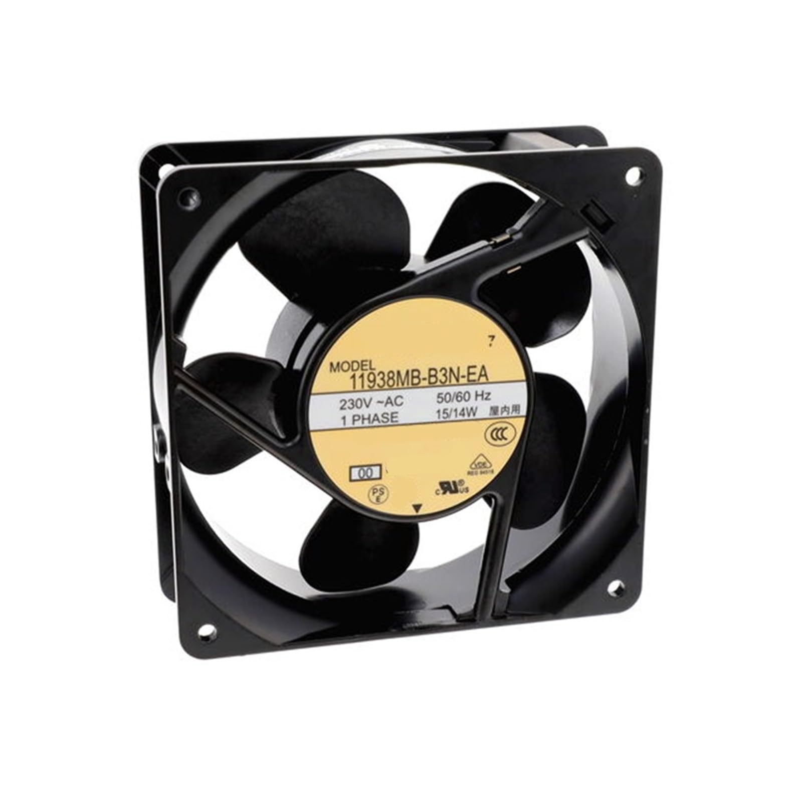 UWUKCJOKQ 1pcs Cooling Fan 11938MB-B3N-EA AC 230V 14W 12CM 12038 11938 119X119X38MM 2-Terminals