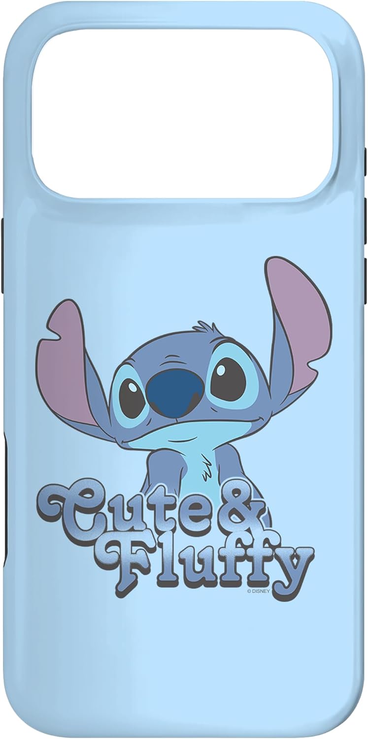 Disney Lilo & Stitch Cute & Fluffy Stitch Case for iPhone 17 Pro Max
