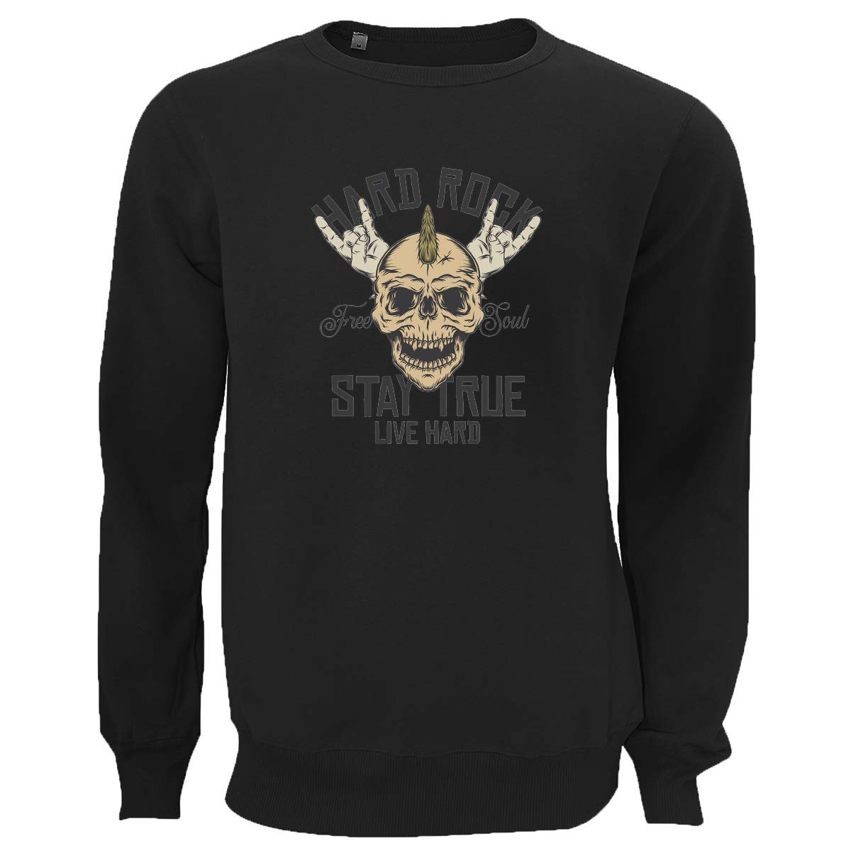 Hard Rock Stay True Live Hard Skull Maglione Unisex Pullover