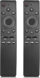 Pack of 2 LOUTOC Universal Replacement Remote for All Samsung Smart TVs - Netflix, Prime Video, Hulu Buttons