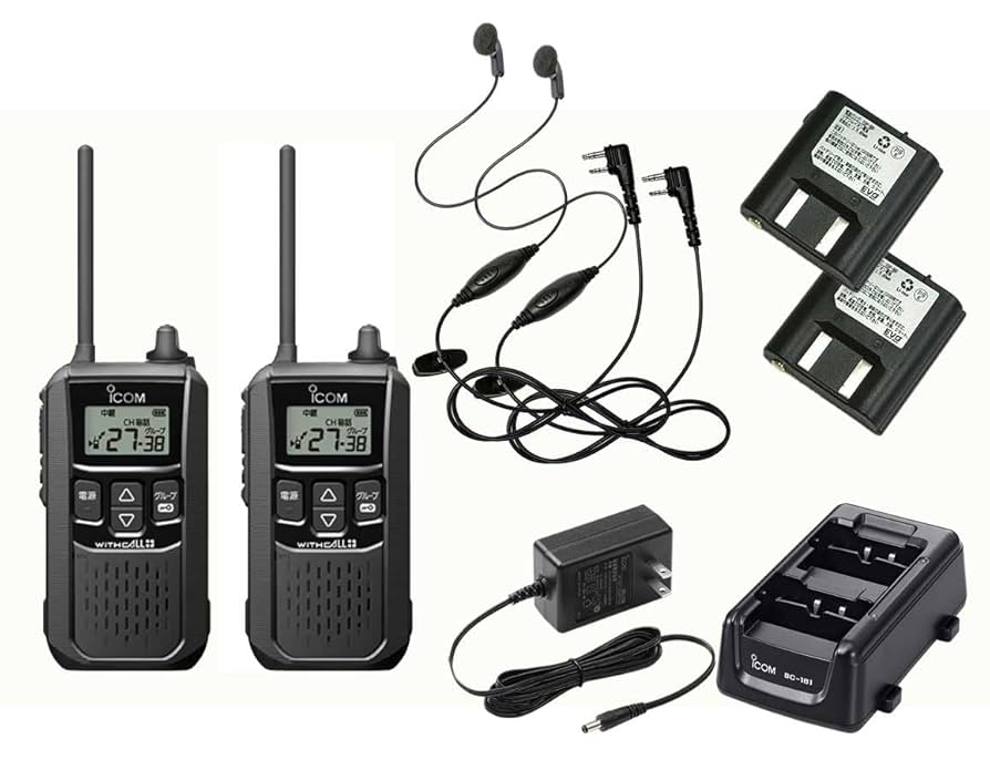 即決価格【ICOM 】IC-4110 ＋充電器BC-180、BC-189 楽天市場】アイコム IC-4120/IC-4110用 充電器・バッテリー 2人