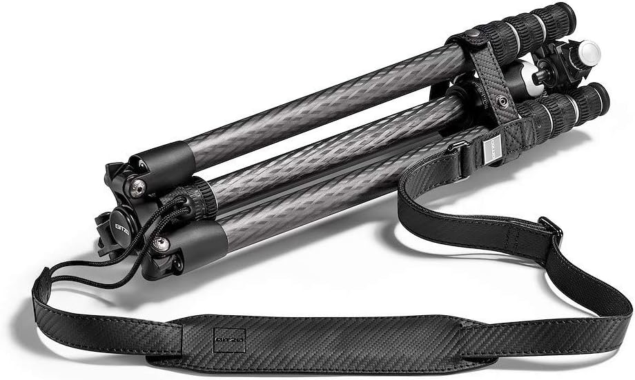 Gitzo Traveler Series 1 Carbon Fiber Tripod Kit with Center Ball Head compatible with Sony a7, a9 Mirrorless Camera, Silver & Black (GK1545TA)