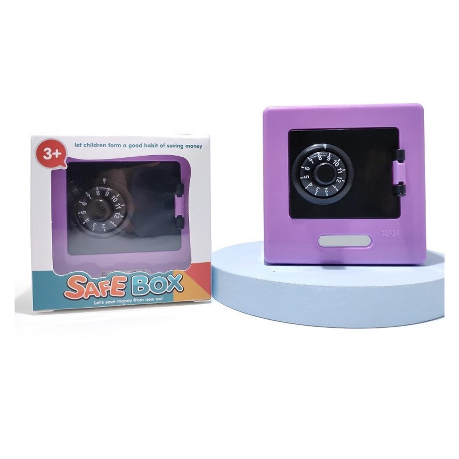 Amazon.co.jp: キーボックス 屋外、 ミニ銀行貯金箱 レトロ 回転パスワード 現金 コイン 貯金箱 銀行 金庫 自動入金 紙幣 クリスマス  ギフト 、防犯 盗難防止(Purple) : 文房具・オフィス用品