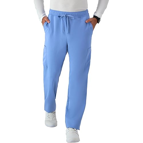 Hanes Healthcare, Scrub Pants for Men, Moisture-Wicking & Odor Control, 5 Pockets