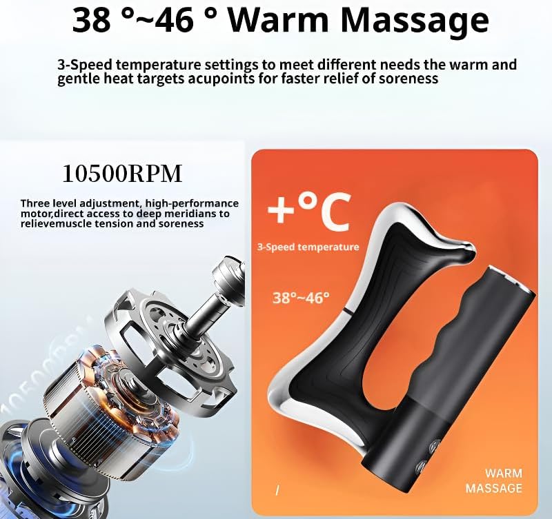 Sculptor Full Body Contour Device with Heat & EMS, Cellulite Massager Skin Firming & Lymphatic Drainage Muscle Relief Better Circulation, Electric Fascia Knife for Belly, Arm, Waist, Leg (Black) - Image 7