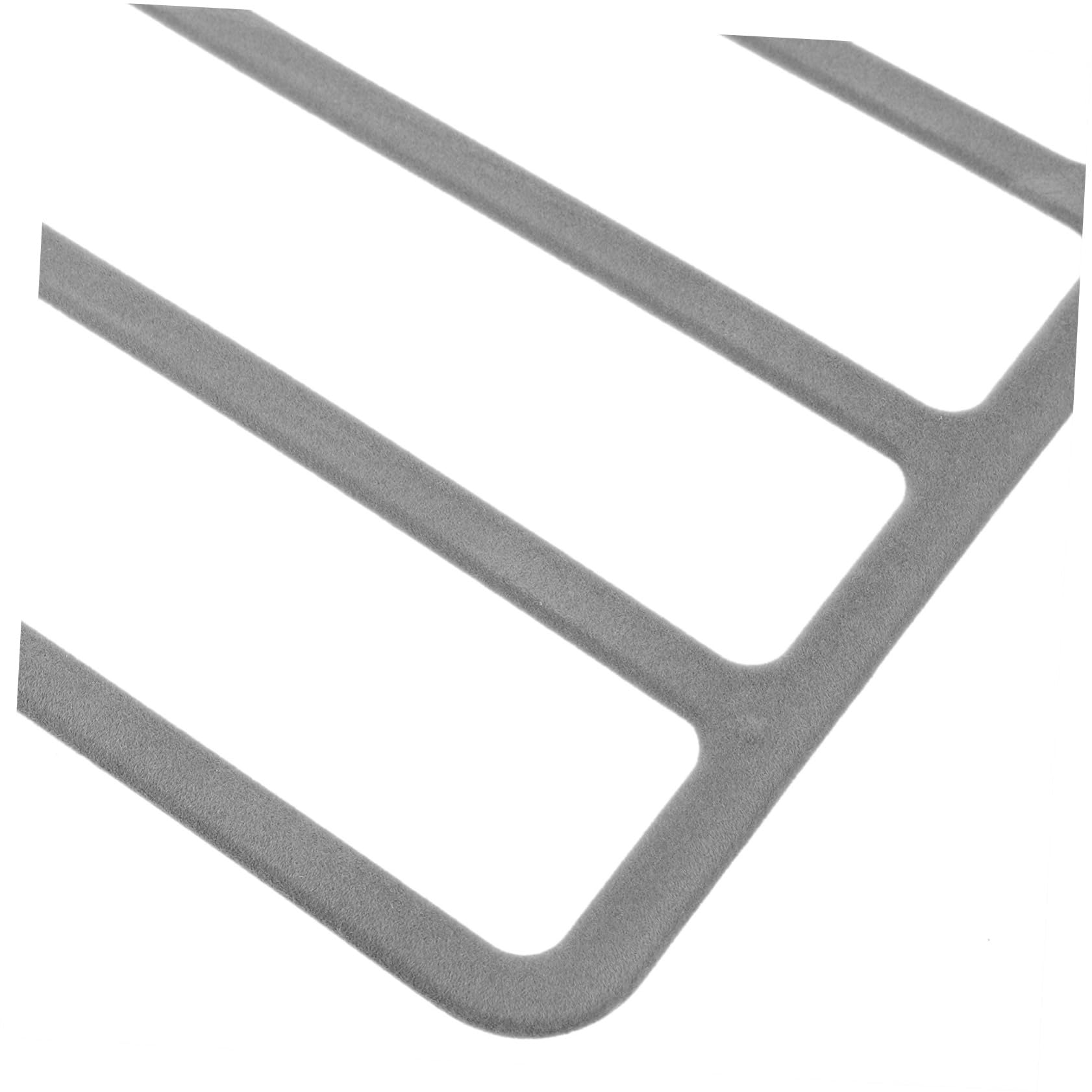 UKCOCO Perchas Multicapa de Plástico para Pantalones 10 Piezas Revestimiento de Flocking Antideslizante y Acabado Fino para Organizar Armario y Ahorrar Espacio