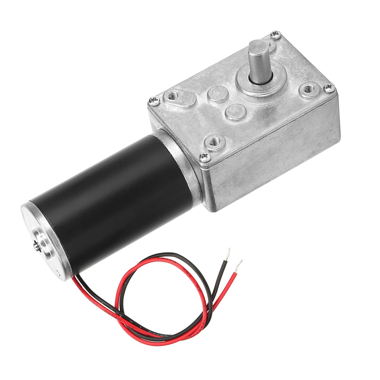 Motor de Engranajes de Tornillo 12V 20 RPM Alta Torsión Eje Reversible 8 mm
