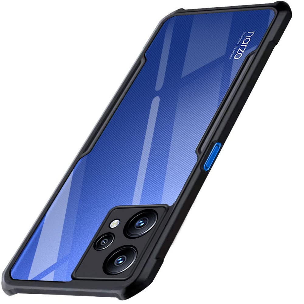 TheGiftKart Crystal Clear Back Cover Case for Realme Narzo 50 Pro 5G | 360 Degree Protection | Shock Proof Design | Transparent Back Cover Case for Realme Narzo 50 Pro 5G (PC, TPU | Black Bumper) (B0B1VHY411) Amazon Price History, Amazon Price Tracker