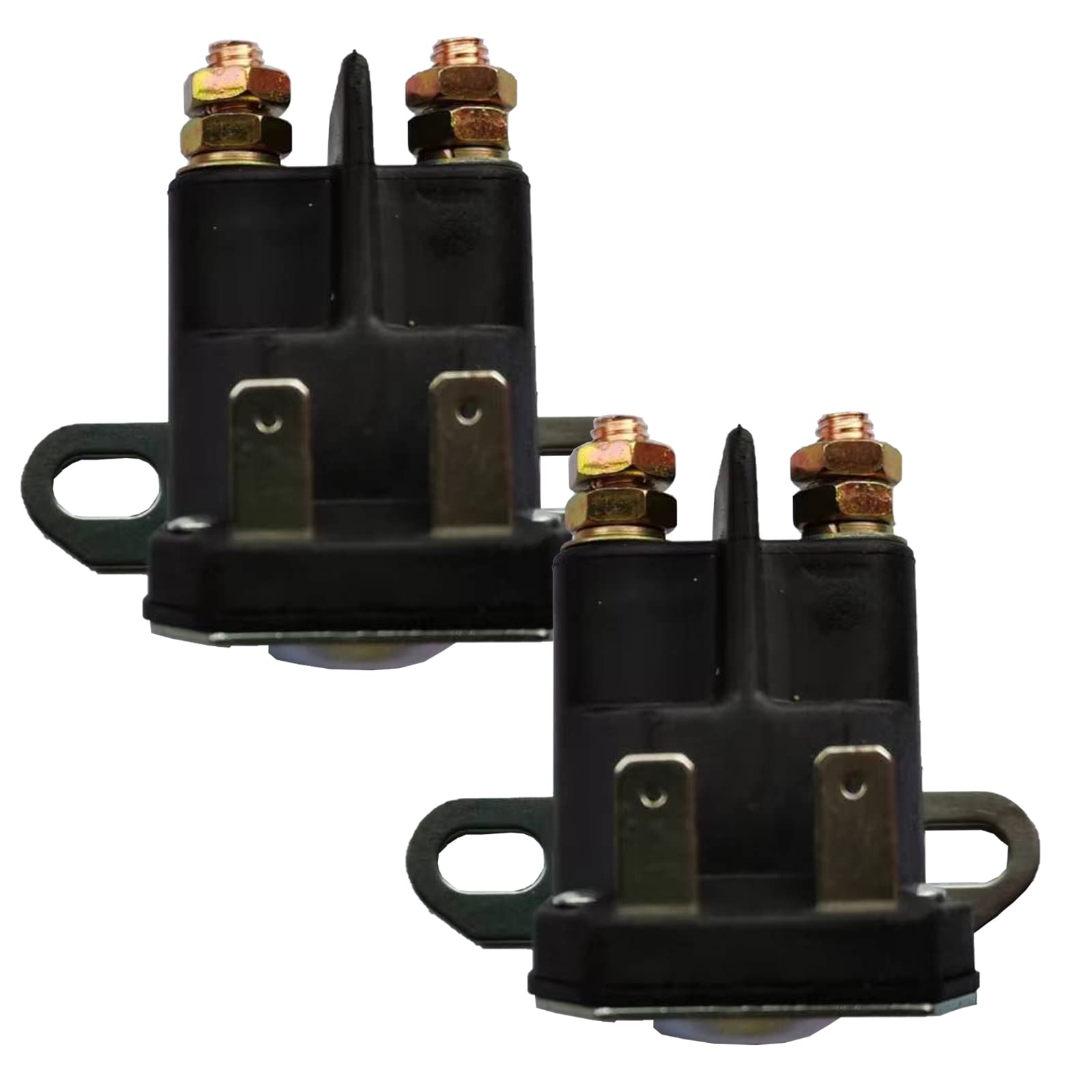 2 interruptores de relé solenoide, 862-1211-211-16, relé solenoide de arranque de 12 V para Trombetta Jo-hn Dee-re Cub Cadet AM138068 725-04439 LA100 LA105 LA110 LA115 LA120 LA120 110 LA120