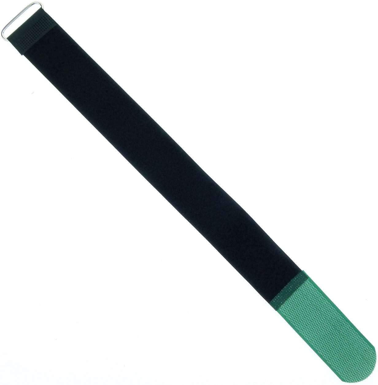 30x Kabelklettband 40 cm x 40 mm neon grün Klettband Klett Kabel Binder Band Öse