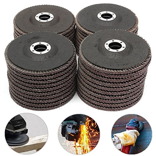 EsportsMJJ 10Pcs 5 Pulgadas 125mm 40/60/80/120 Grano Óxido De Aluminio Disco Lija Esmeril - #60