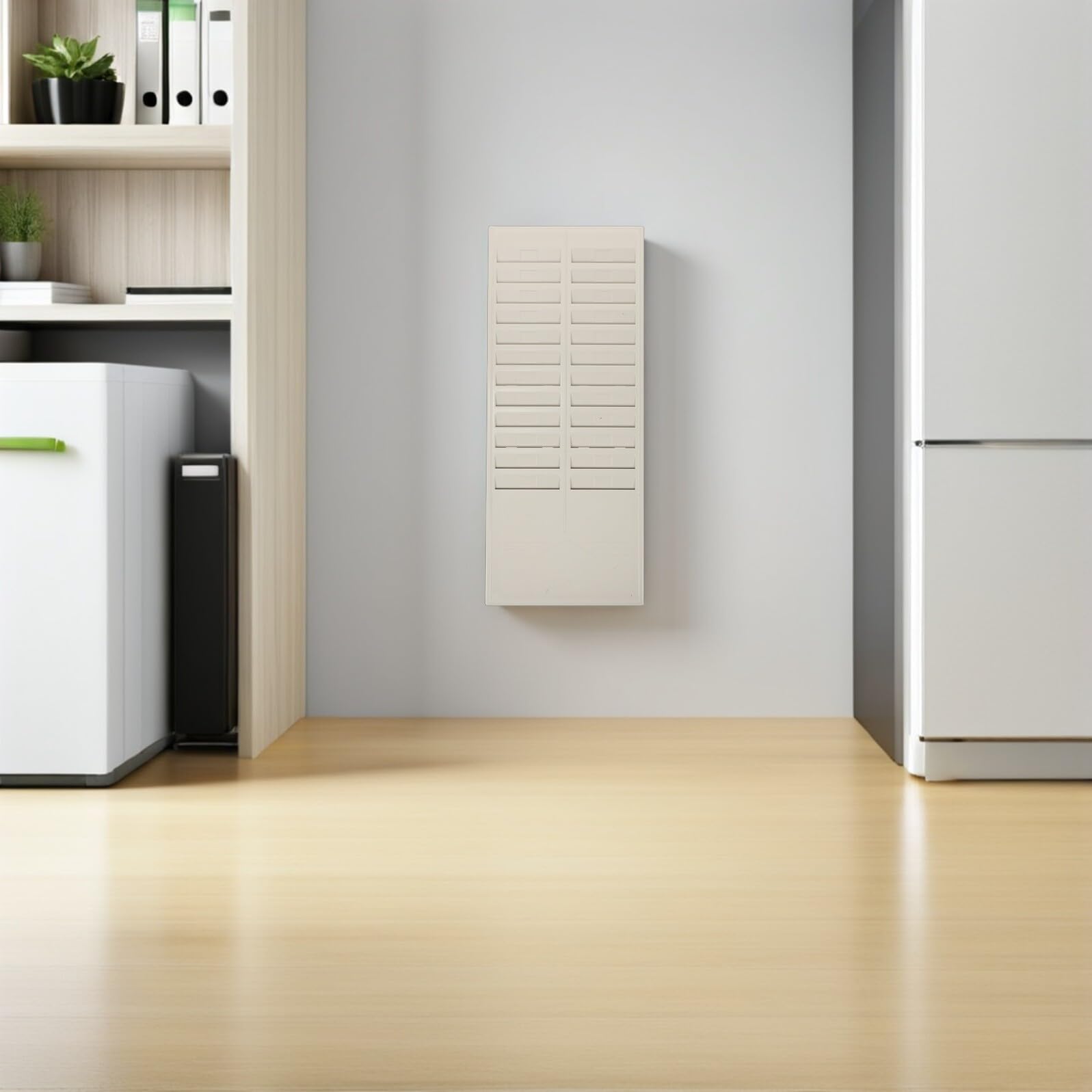 Mipcase 2pezzi Porta Tessere Da Parete e Scrivania Organizzatore Per Tessere Supporto in Plastica Resistente Per Ufficio e Magazzino