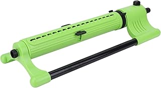 HERCHR Aspersor de água para jardim, irrigador de gramado, aspersor oscilante automático oscilante, 19 bocais, irrigador oscilante para grama, quintal, jardim