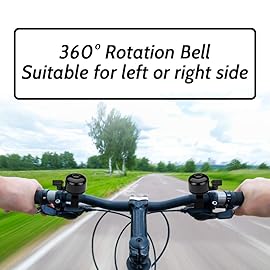 Paliston Bike Bell Bicycle Bell Crisp Sound for Adults Kids Boys Girls Blue & Purple