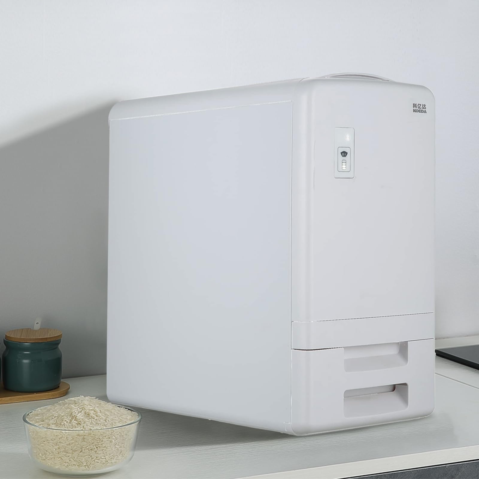 Amazon｜保冷米びつ 大容量 ライスストッカー 米びつ21KG 冷蔵庫用