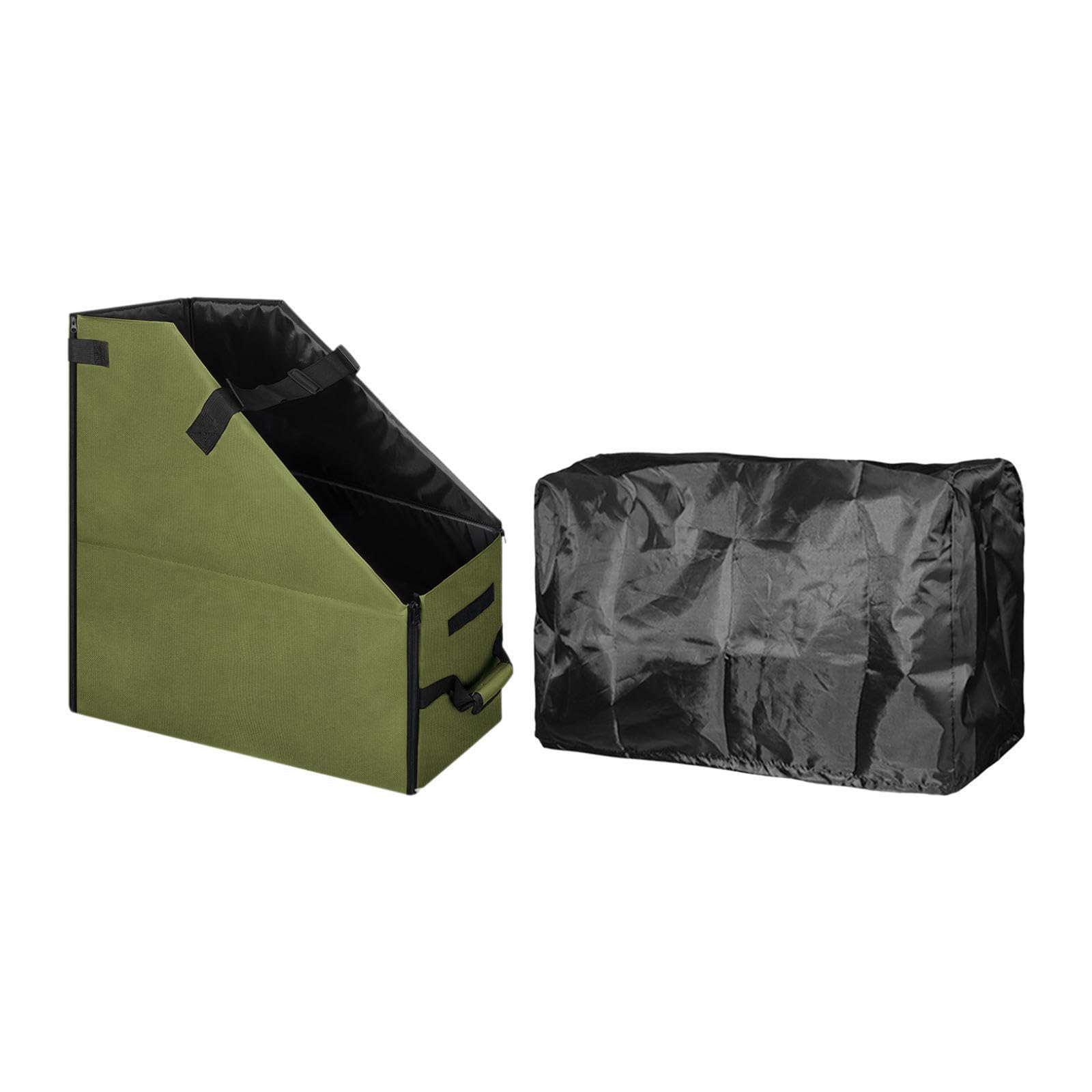 LIXSAZSE Folding Bike Storage Box Durable Materials Ensuring Long Lasting And Care During All Travels Portable Folding Bike Storage Bag Case , Green
