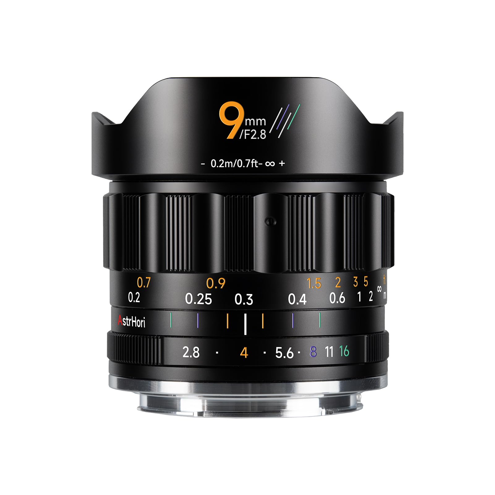 AstrHori 9mm F2.8 Obiettivo ultragrandangolare APS-C per fotocamera manuale for Sony E Mount Fotocamere mirrorless NEX-5 NEX-C3 NEX-5N A3000 A5000 A6000