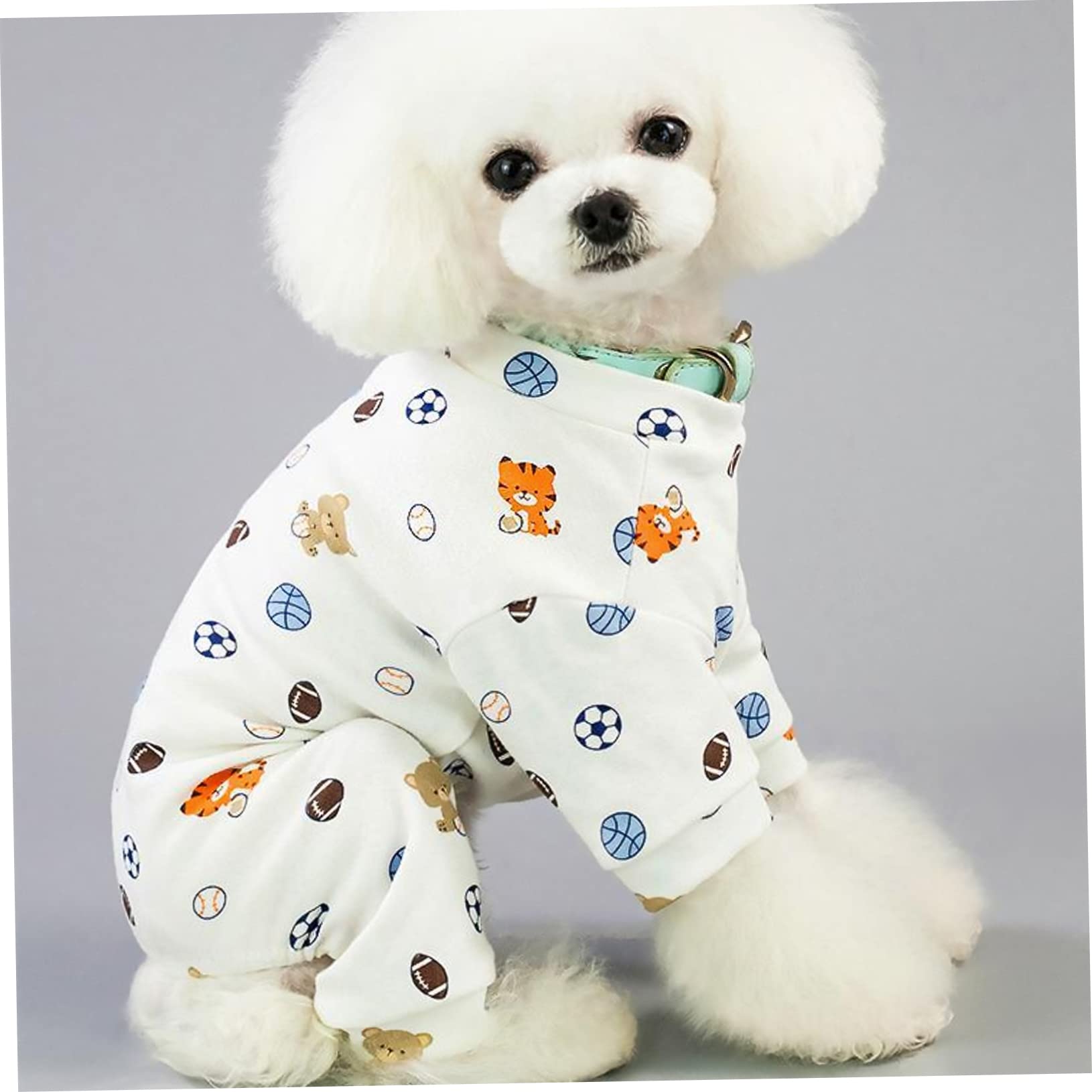 Angoily 3pezzi Pigiama Per Cani Stile Cartone Animato Vestiti Per Animali Domestici Costume Per Cuccioli Abbigliamento Comodo e Leggero Per Cani Adatto Per Feste e Occasioni Speciali