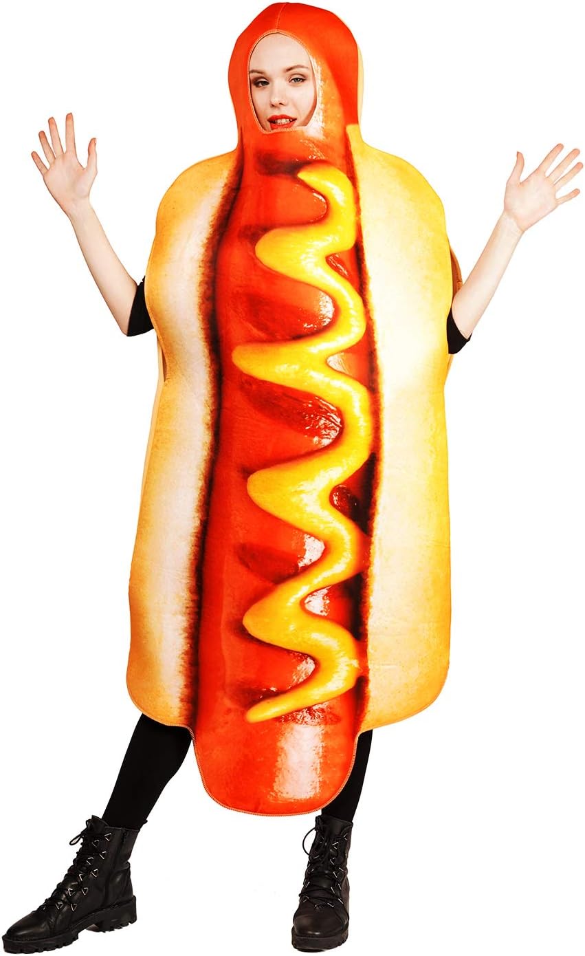 Unisex Adult Hot Dog Fancy Jumpsuit