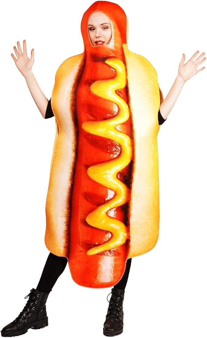 Unisex Adult Hot Dog Fancy Jumpsuit
