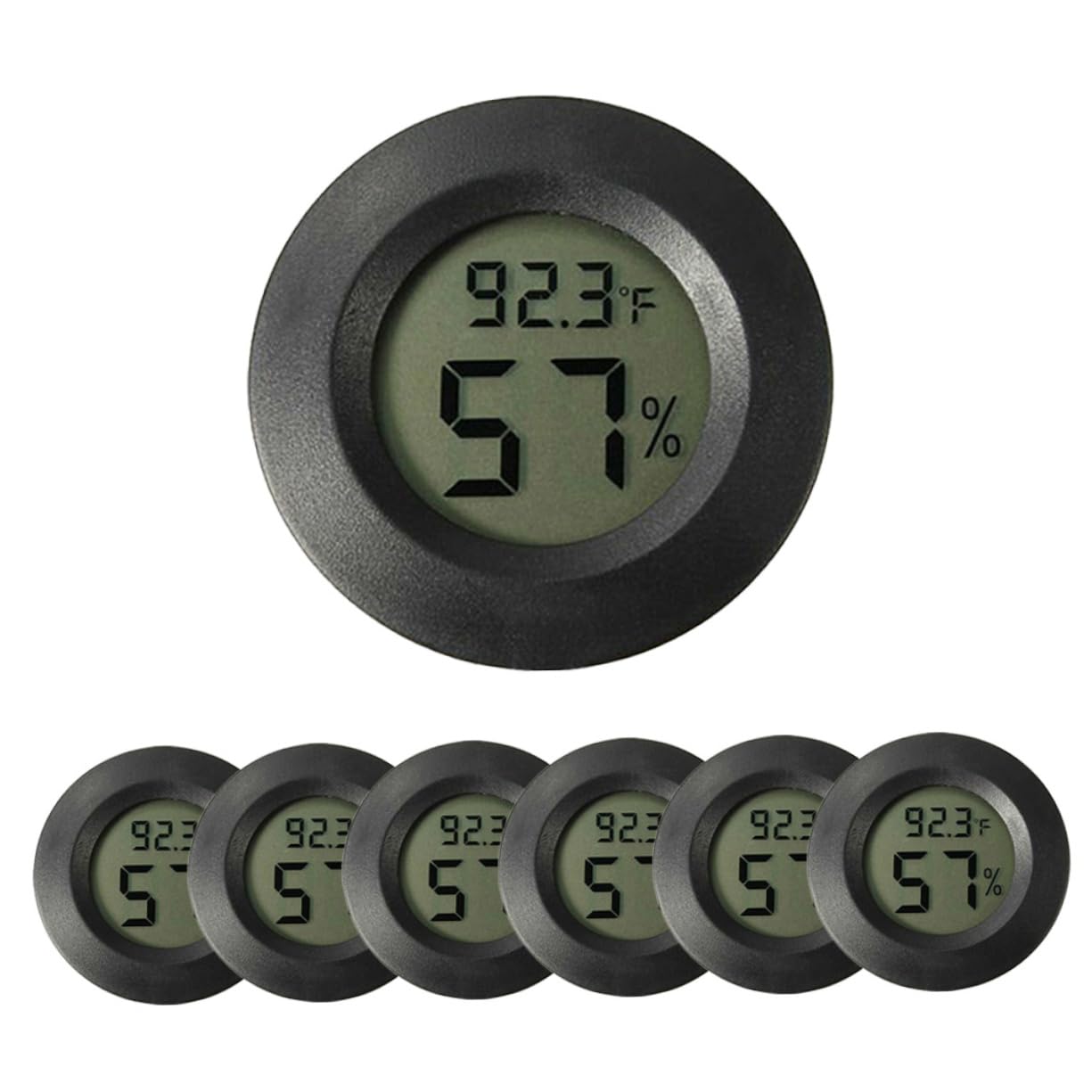 BESPORTBLE 21pezzi Igrometro Termometro Digitale Mini per Terrario Misuratore umidità e Temperatura Compatto per Accessori e Rettili Facile da Trasportare e Resistente