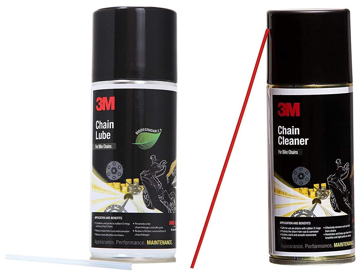 3M Bike Care Combo - Chain Lube (75gm) & 3M Chain Cleaner (475gm)