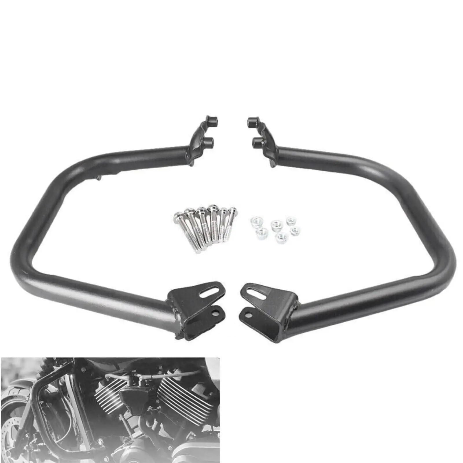 Paramotore Tubolare Per STRADA Per XG750 500 2015 2016 2017 2018 2019 Barra Protezione Motore Highway Nera Motorcycle motore Paraurti