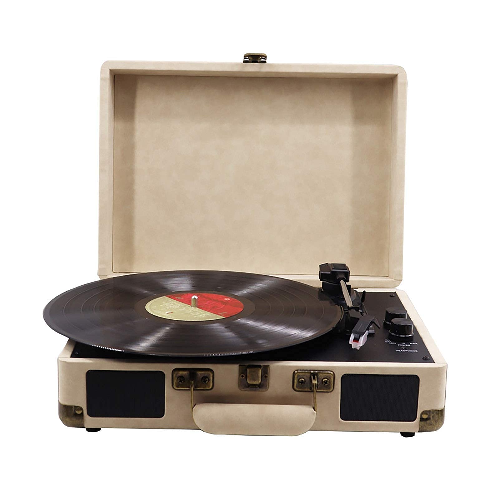 Tourne-Disque, phonographe rétro phonographe Disque Vinyle Tourne-Disque électromécanique Valise Tourne-Disque Vintage