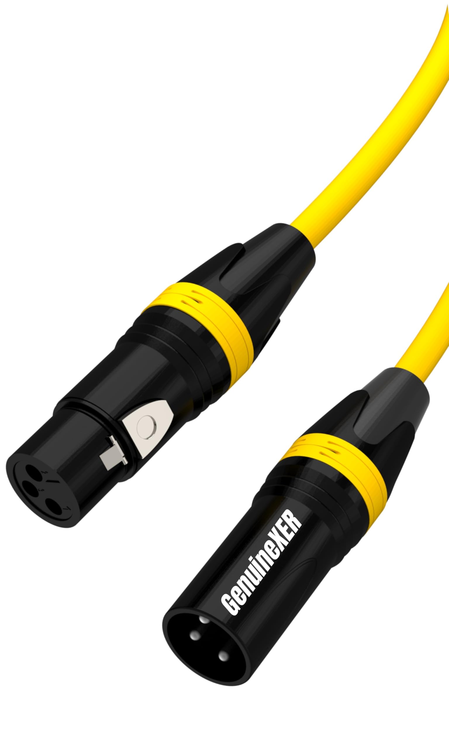 3 Pin XLR Male to Female Balanced Microphone Cable| Copper Core & Flexible Professional Audio Cord For Mic, Mixer, Speaker, Podcast, Stage, Studio Recording | 3 Meter