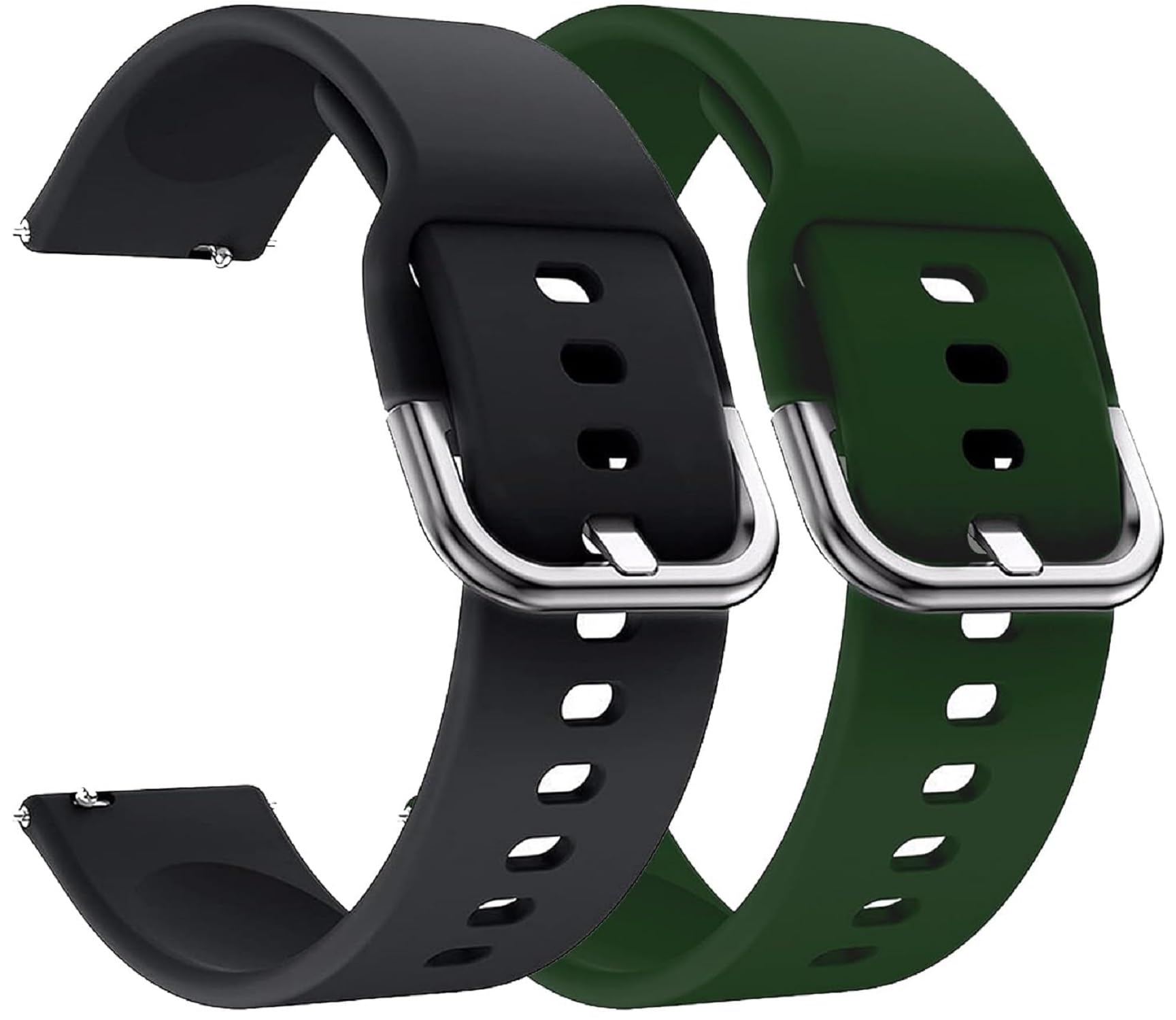AMiRiTE ASS162 22MM Soft Silicone Watch Strap/Band Compatible with Noise Colorfit Pulse 2 Max / Huawei GT2(46mm) / Honor Magic Watch 2(46mm) / Noise Pulse Go Buzz / Boat Flash / Xtend / Xtend Pro / Noise Colorfit Ultra Fireboltt Rage / Fireboltt Phoenix / Noise Colorfit Pulse Grand / Noise Colorfit Pulse 2 Max / Realme S/S Pro / One Plus(46mm) Smart Watch & All 22mm lug Watches-picture-23