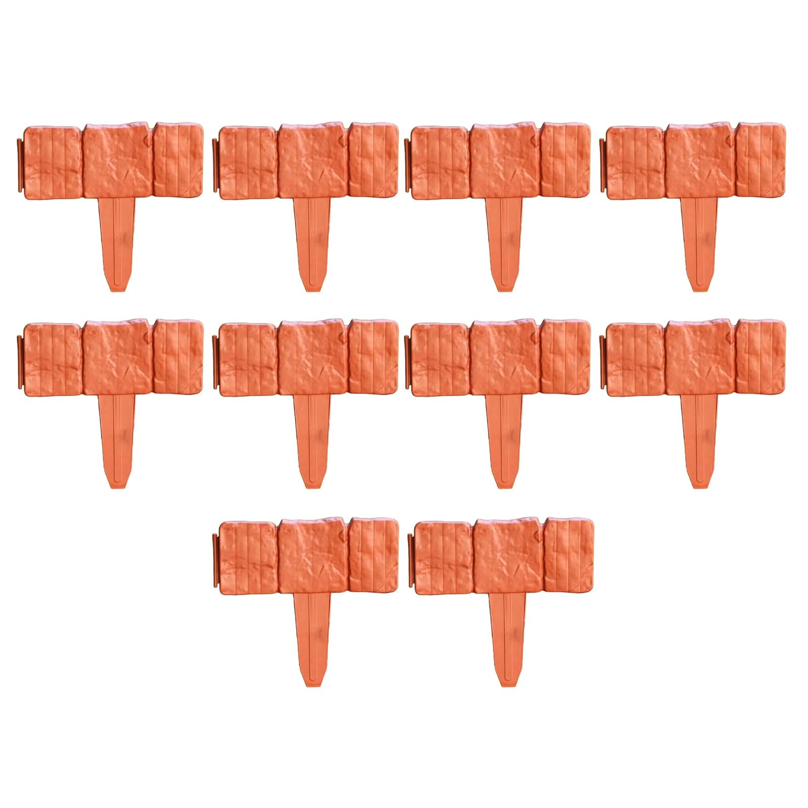 Plastic Garden Fence No Dig Garden Edging Panels Landscaping Border Panels Retaining Fence for Flower Beds Lawns Paths