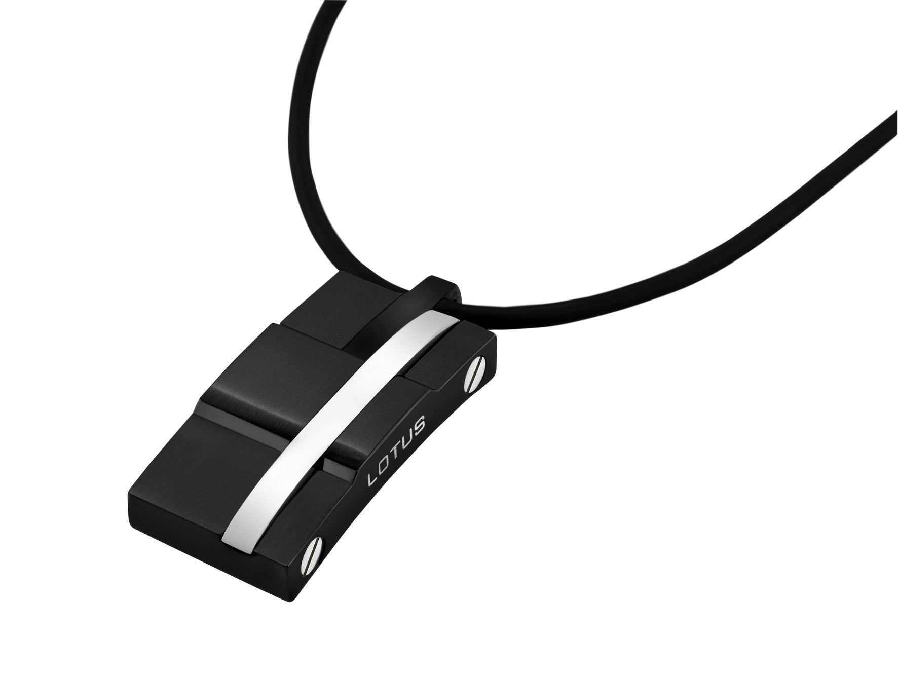 LOTUS Colgante Collar para Hombre Acero Inoxidable