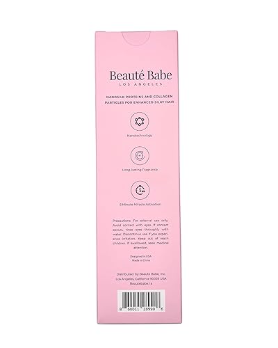 Miniatura 3 de Beaute Babe Nanosilk - Tratamiento capilar con colágeno dañado, tratamiento profundo para reparación del cabello, fragancia de larga duración con